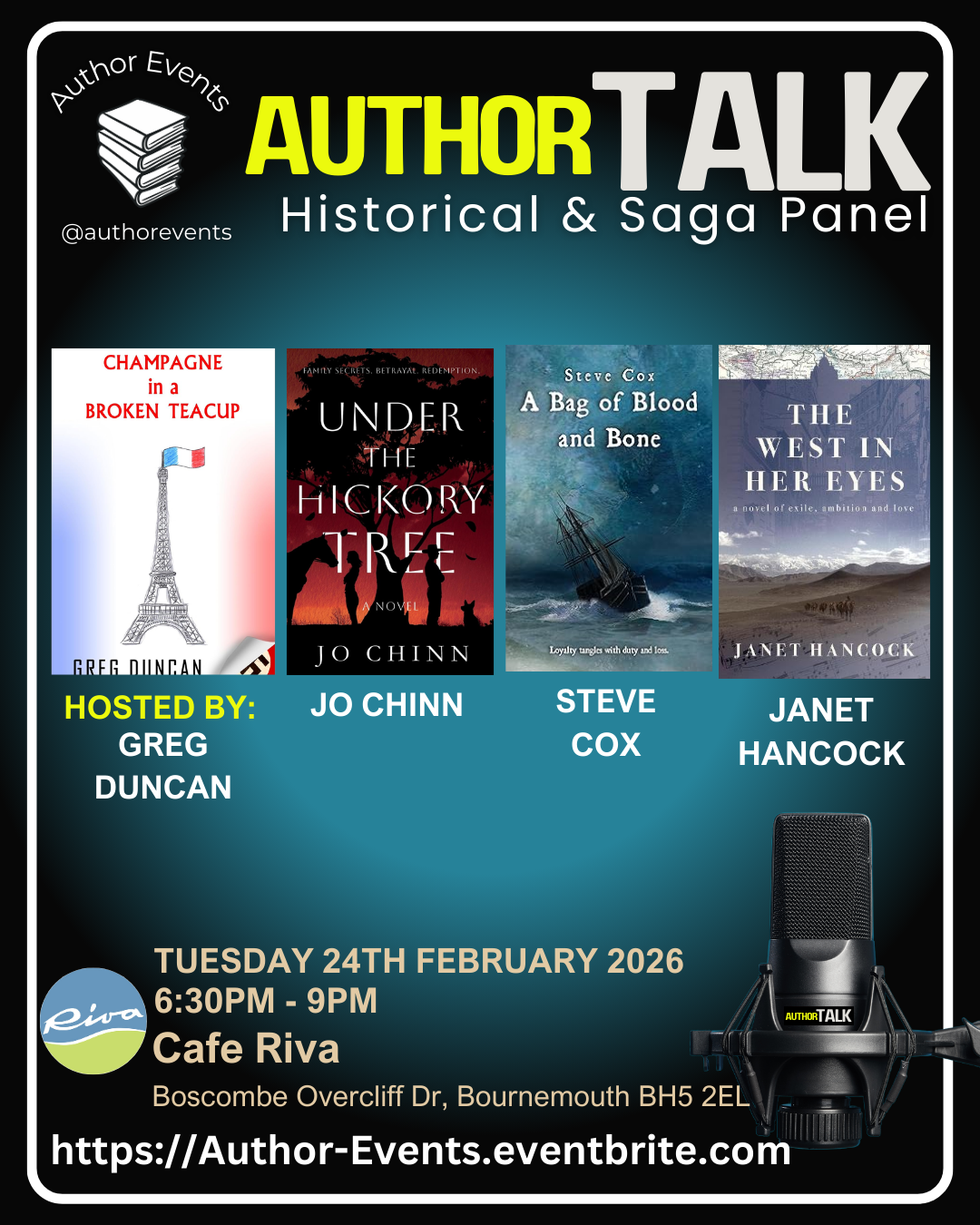 Author Talk: Historical & Saga Panel