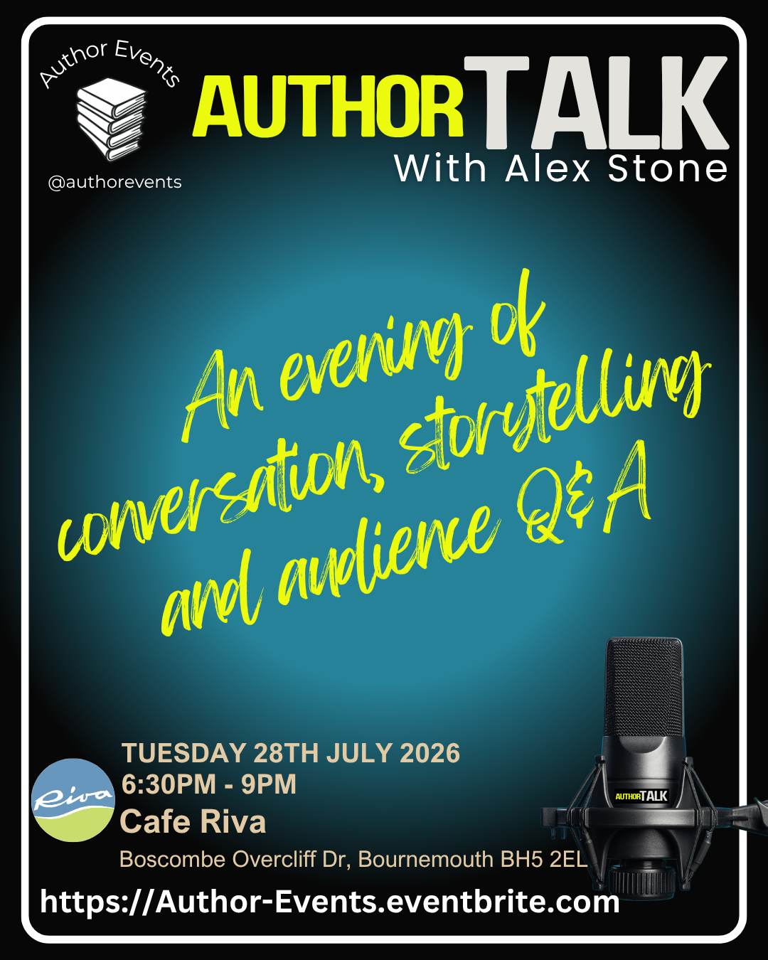 Author Talk: Storytelling, conversation and Q&A